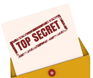 Envelope Manilla Top Secret